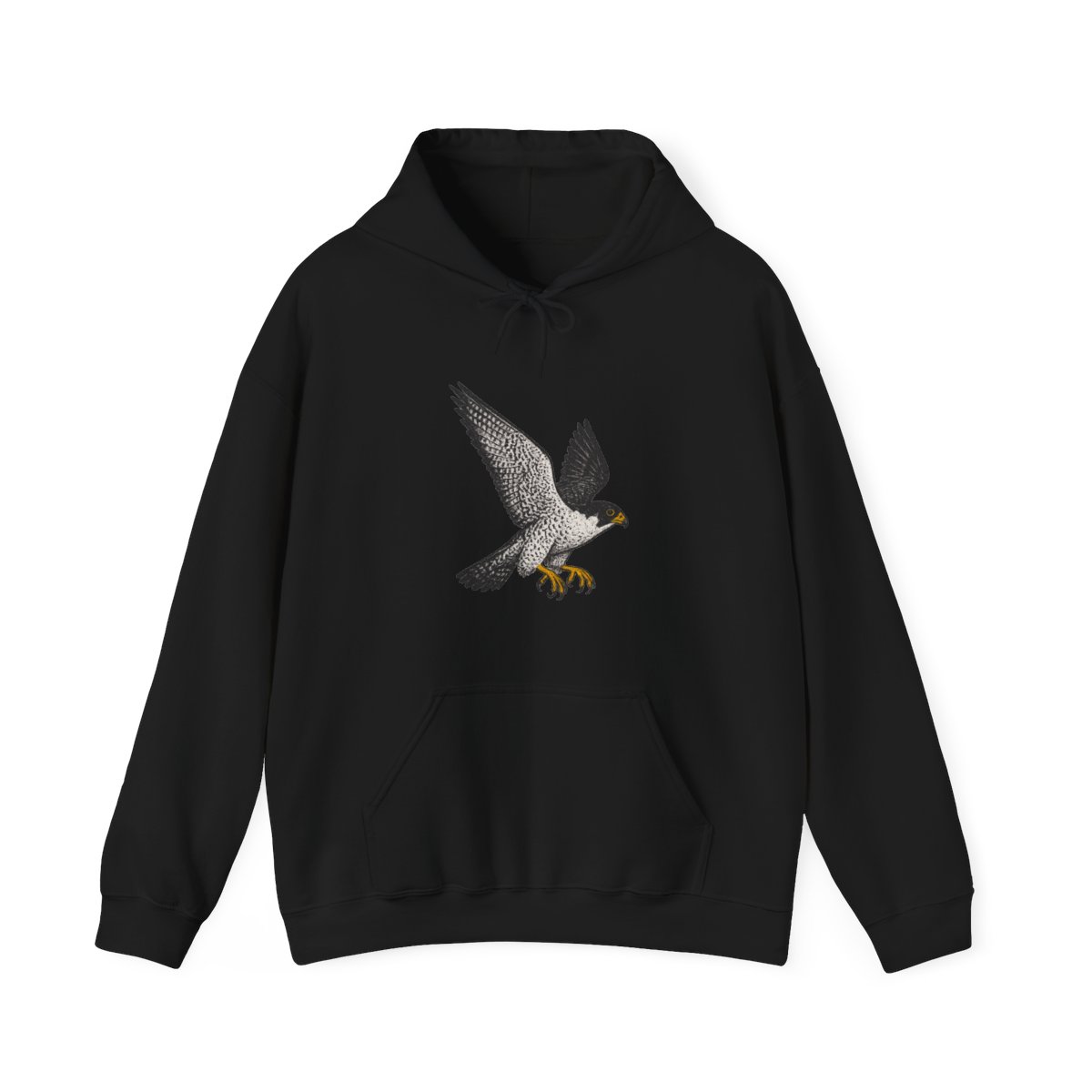 Artistic Hawk Sketch Graphic Hoodie - Official hoodies merchandise