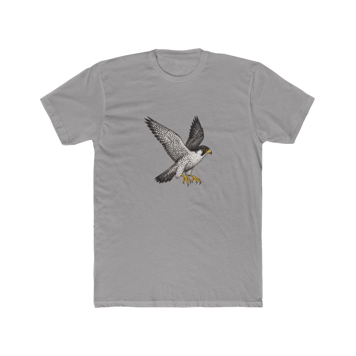 Majestic Sketch Hawk Button Art T-Shirt - Official t-shirts merchandise