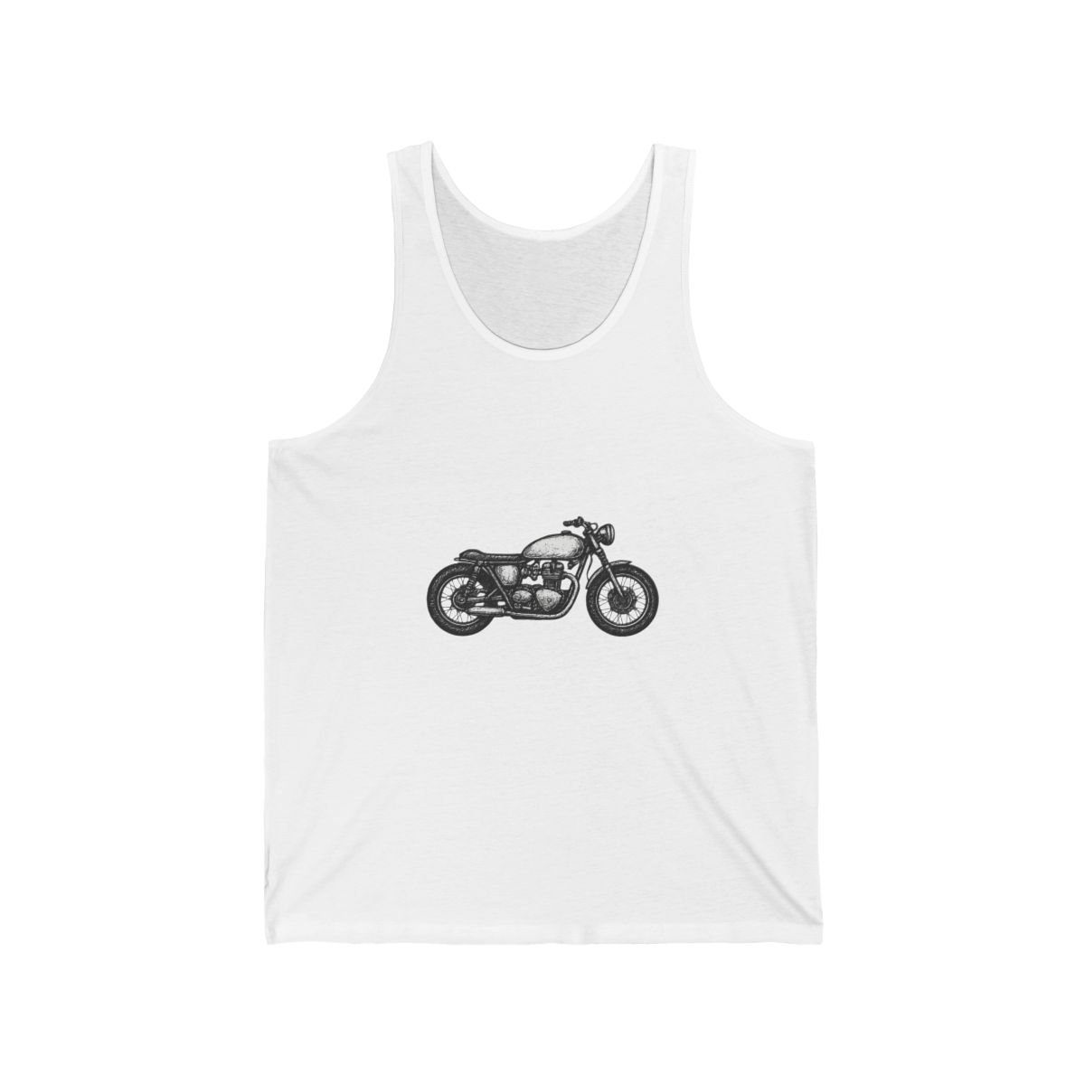 Motorcycle Sketch Flowy Tank Top - Official tank-tops merchandise