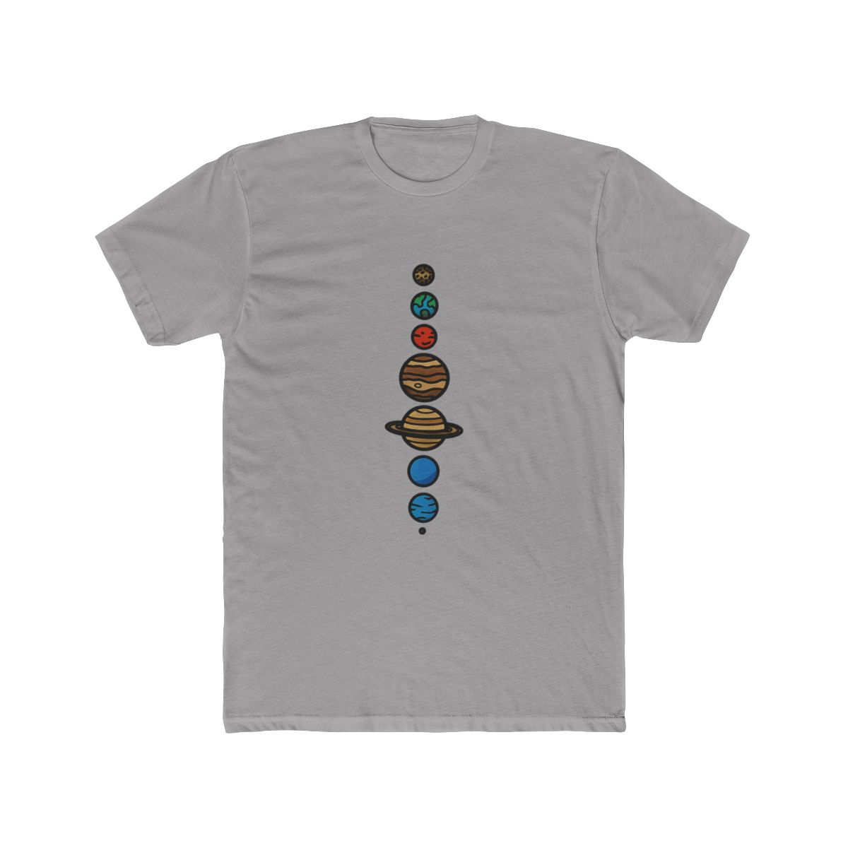 Vibrant Colorful Planets Graphic T Shirt - Official t-shirts merchandise