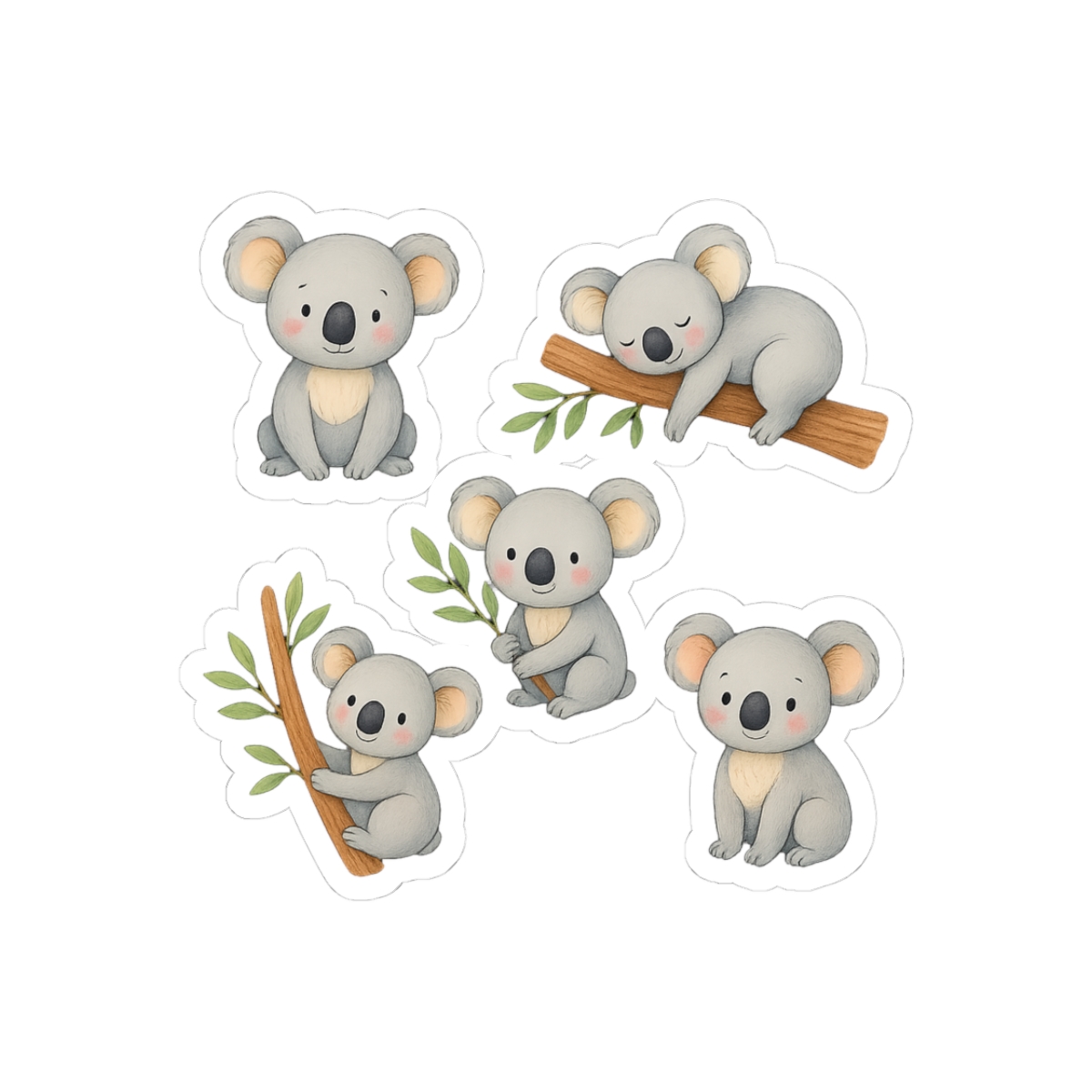 Cute Koala Pack Aussie Animals Adorable Sticker - Official stickers merchandise