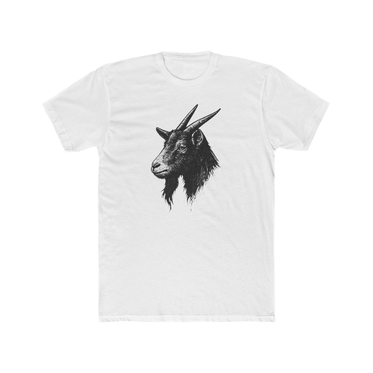 Minimalist Spectral Goat Line Art T Shirt - Official t-shirts merchandise