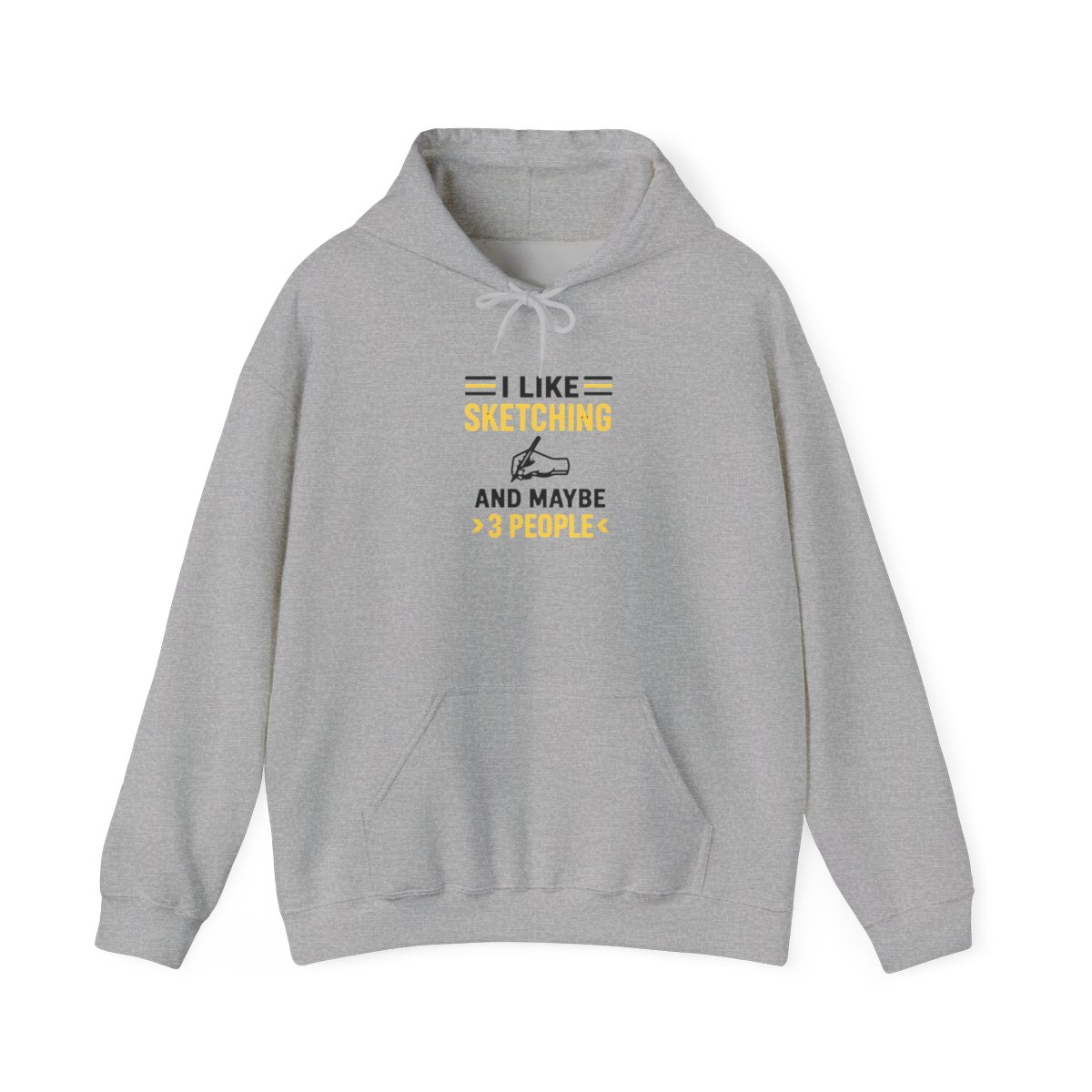 Three Artists Sketching Minimalist Hoodie - Official hoodies merchandise