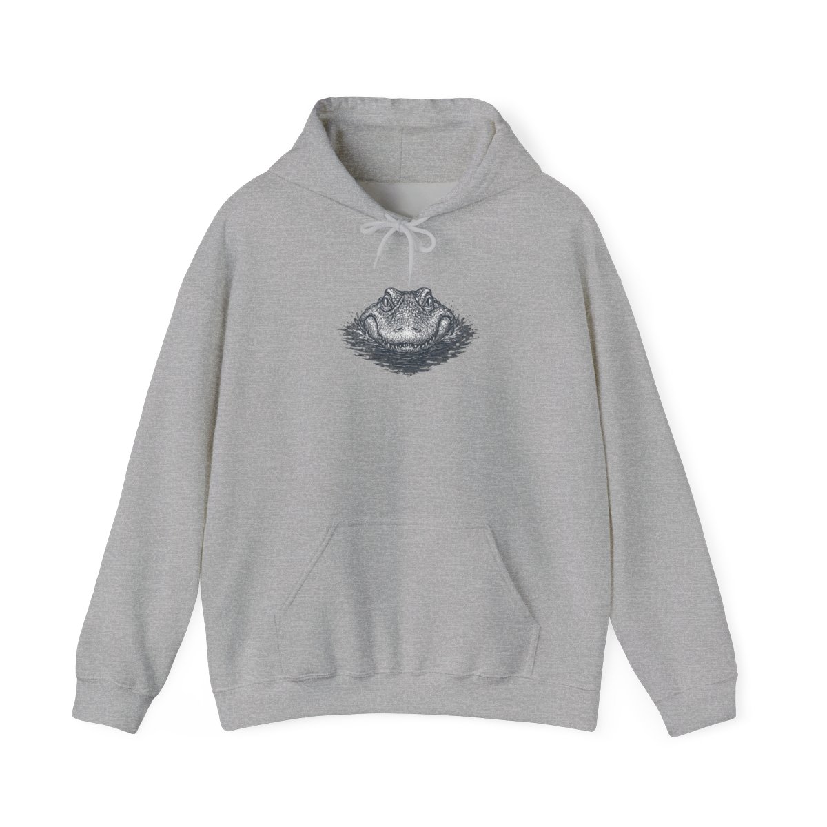 Vintage Alligator Head Emerging Water Art Hoodie - Official hoodies merchandise