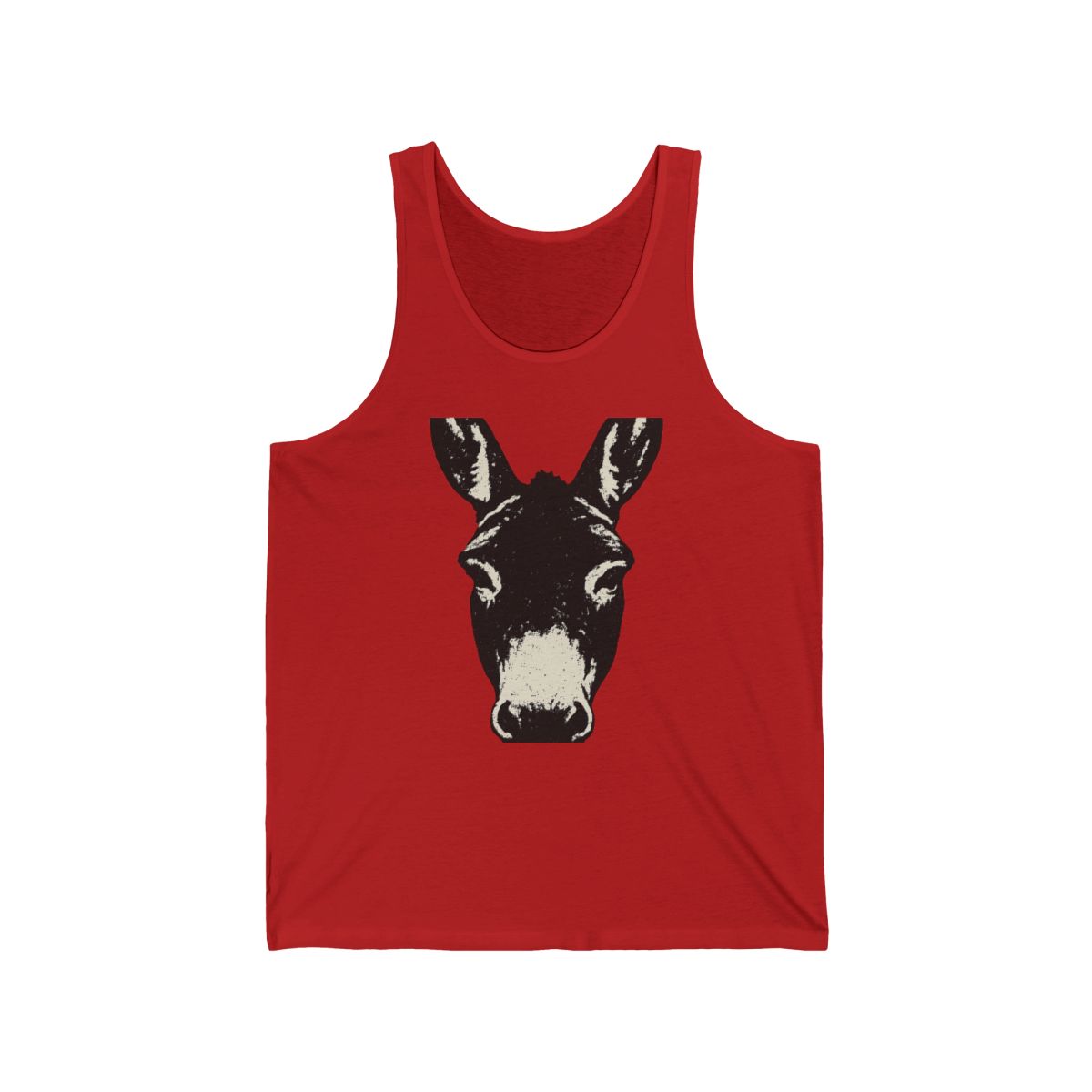 Whimsical Sketch Donkey Muscle Tank Top - Official tank-tops merchandise