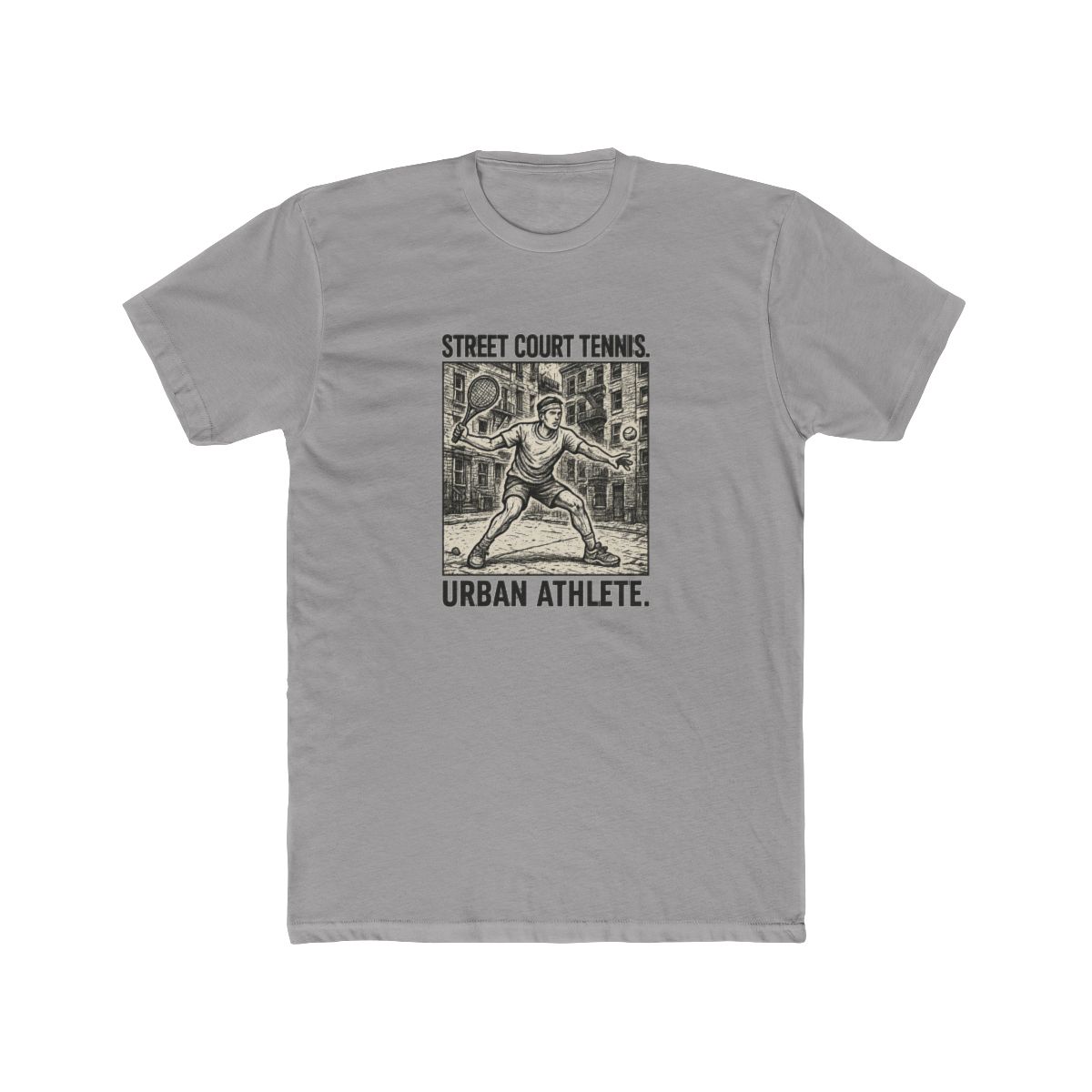 Urban Street Tennis Bunny Graphic T Shirt - Official t-shirts merchandise