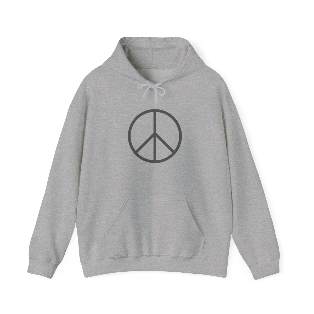 Minimalist Peace Sketch Two-Tone Hoodie - Official hoodies merchandise