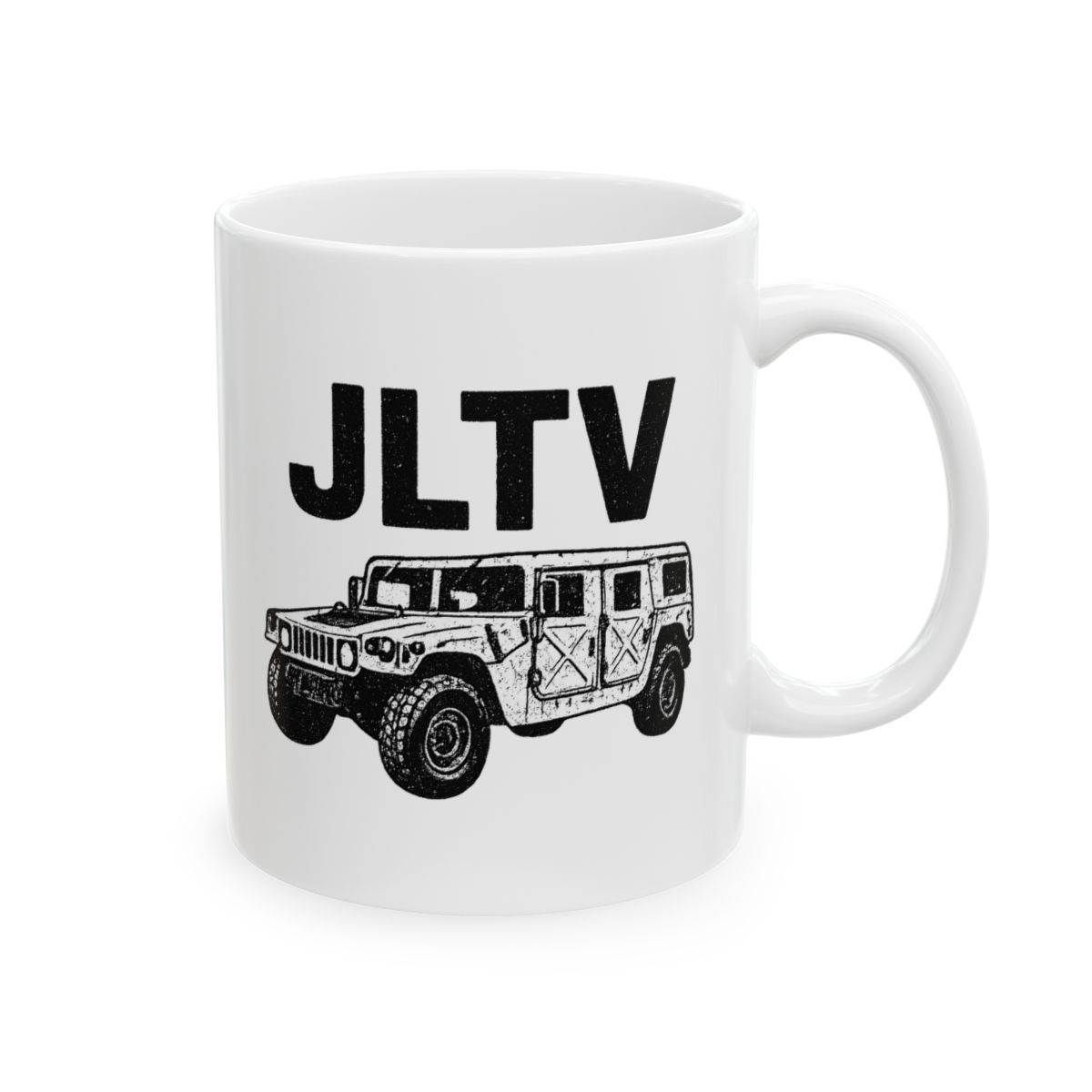 JLTV Tactical Sketch Wrap | Military Mug, Vehicle Coffee Cup, Veteran Gift - Official mugs merchandise
