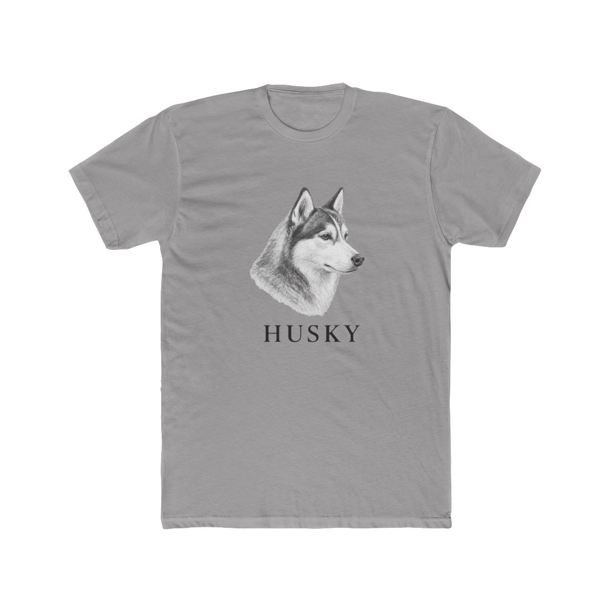 Husky Portrait Sketch Dog Pet T-Shirt - Official t-shirts merchandise