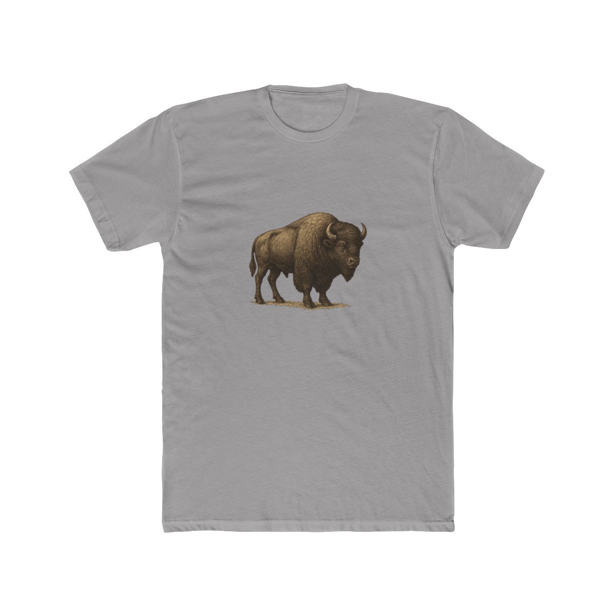 Retro Bison Charge Graphic Buffalo Wildlife T-Shirt - Official t-shirts merchandise