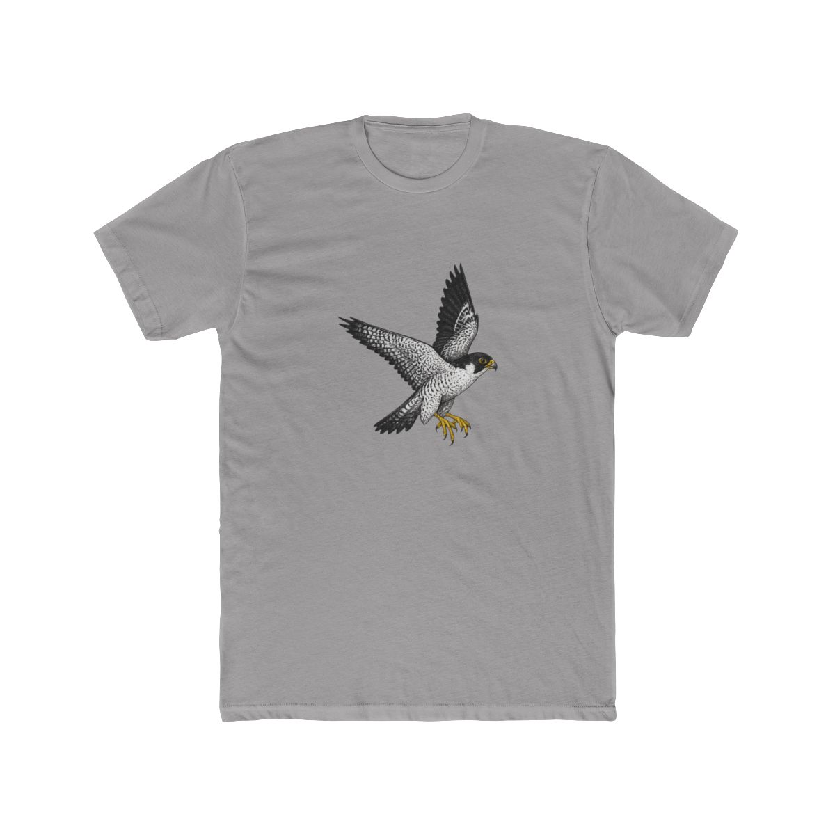 Sketched Hawk Silhouette Raptor Bird Wildlife T-Shirt - Official t-shirts merchandise