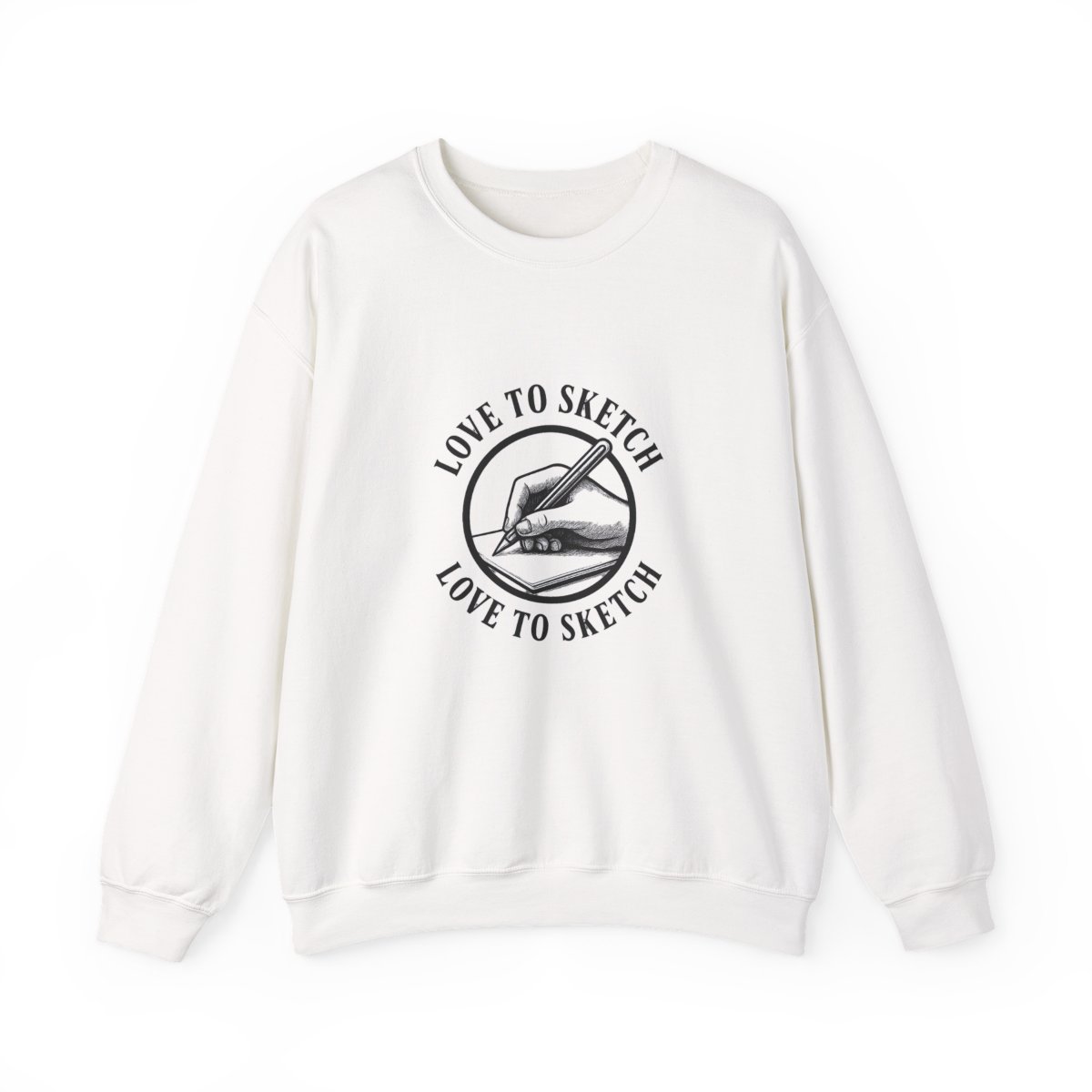 Love To Sketch Crewneck Sweatshirt - Official sweatshirts merchandise