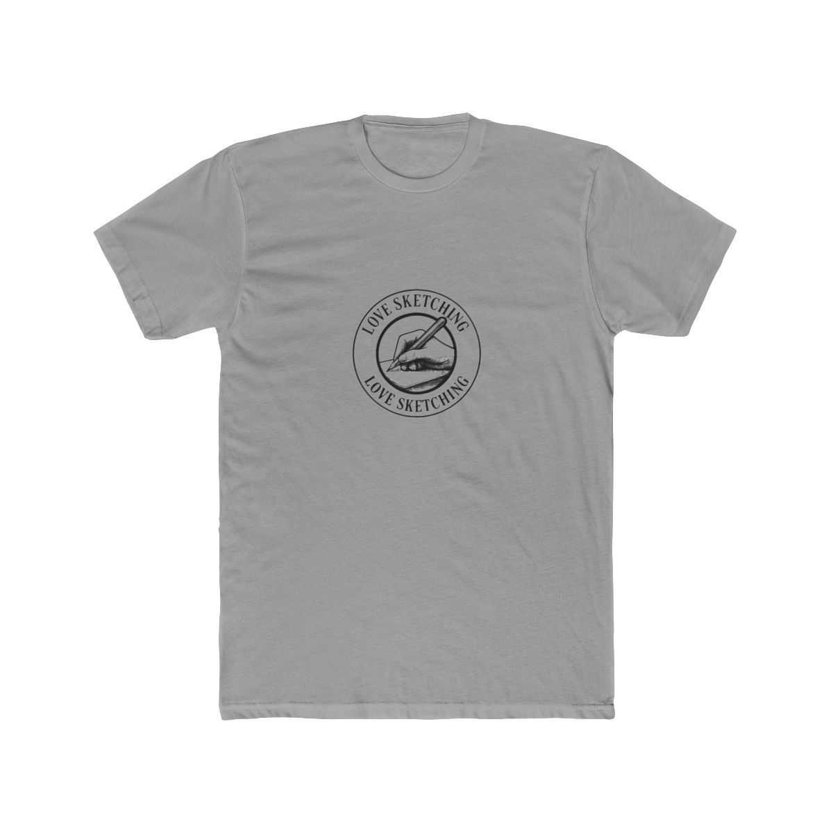 Love Sketching Organic Baseball T-Shirt - Official t-shirts merchandise