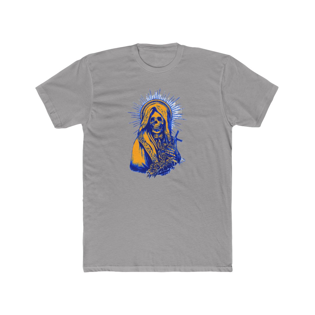 Edgy Santa Muerte Pen Sketch Graphic T Shirt - Official t-shirts merchandise