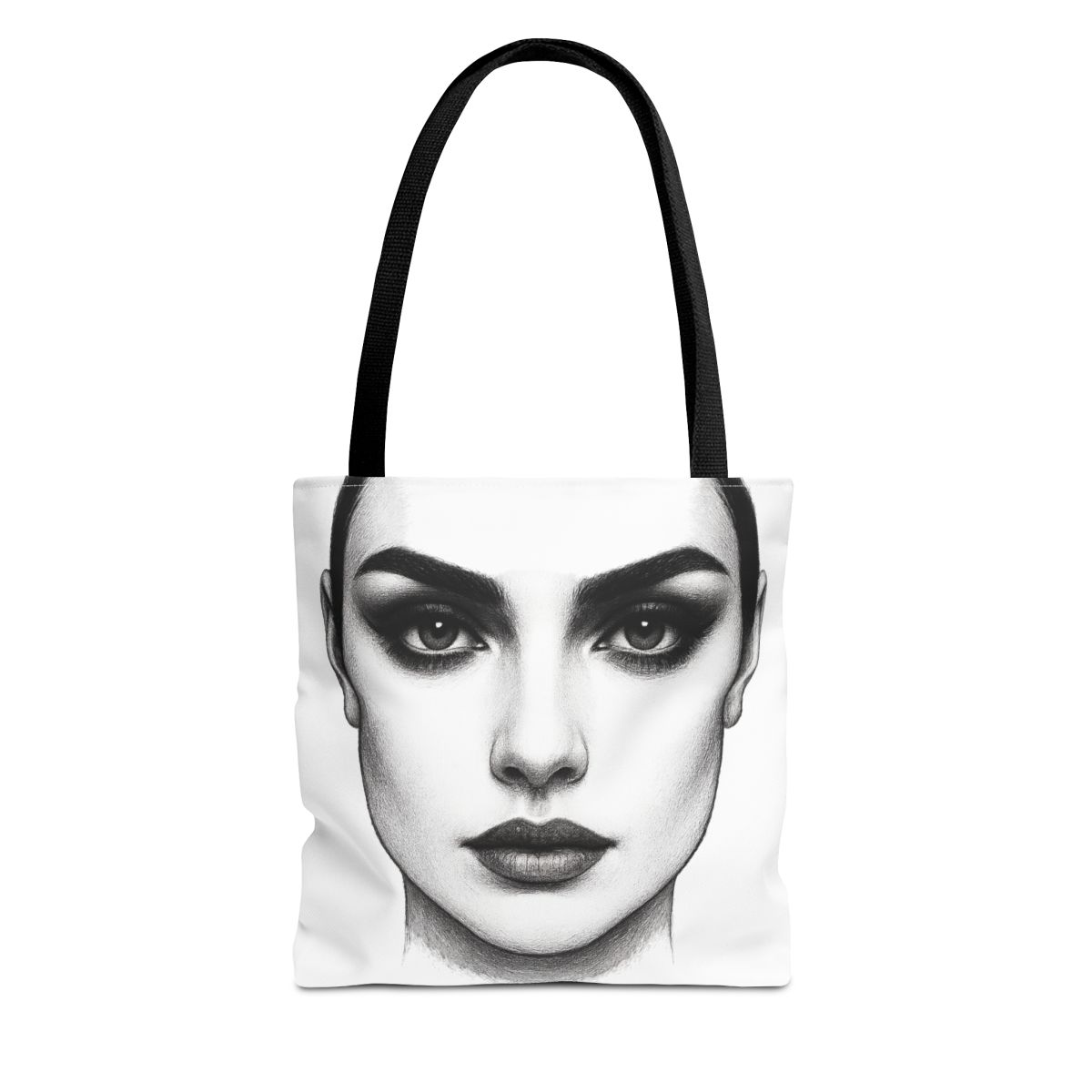 Monochrome Gaze Portrait Minimalist Crossbody Hip Bag - Art Lover Essential - Official Creator merchandise