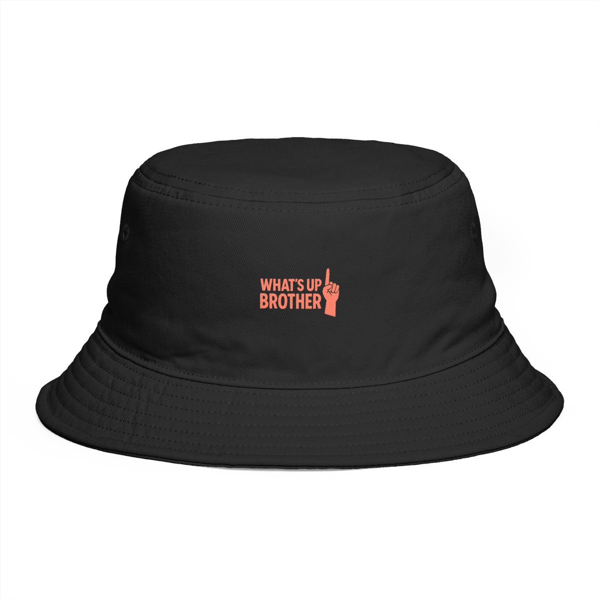 What's Up Brother Funny Streamer Bucket Hat - Gamer Sun Protection - Official hats merchandise