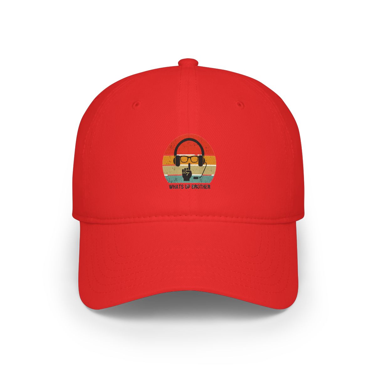 Sketch Streamer Whats Up Brother Funny Vintage Vid Button - Official hats merchandise