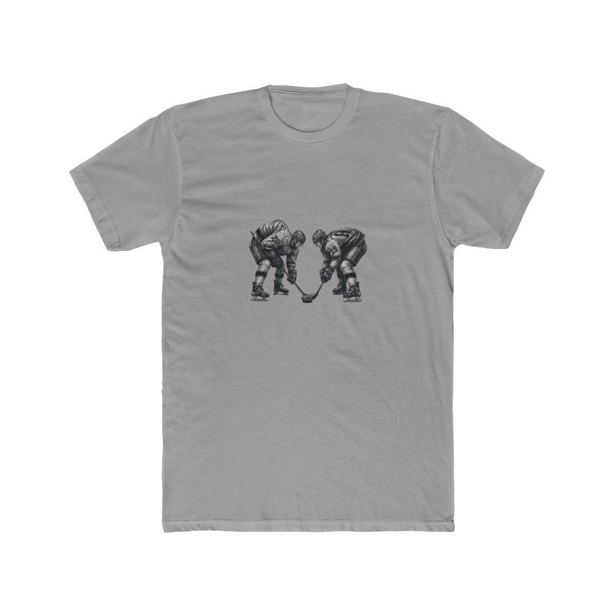 Hockey Sketch Flexfit Melange Baseball T-Shirt - Official t-shirts merchandise