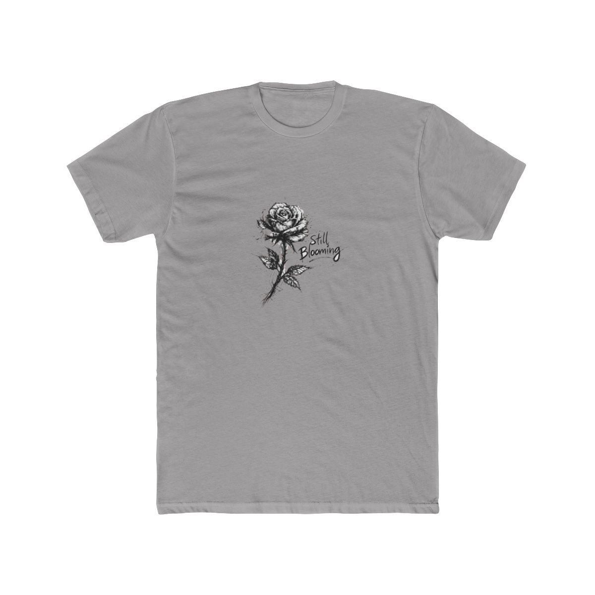 Still Blooming Rose Sketch T-Shirt - Official t-shirts merchandise