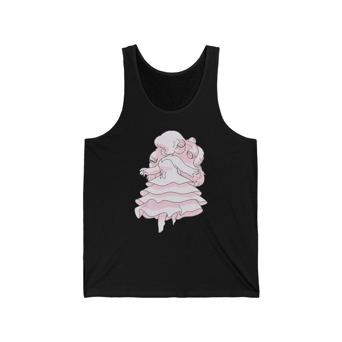 STEVEN UNIVERSE Rose Sketch Fast Fashion Racerback Tank Top - Official tank-tops merchandise