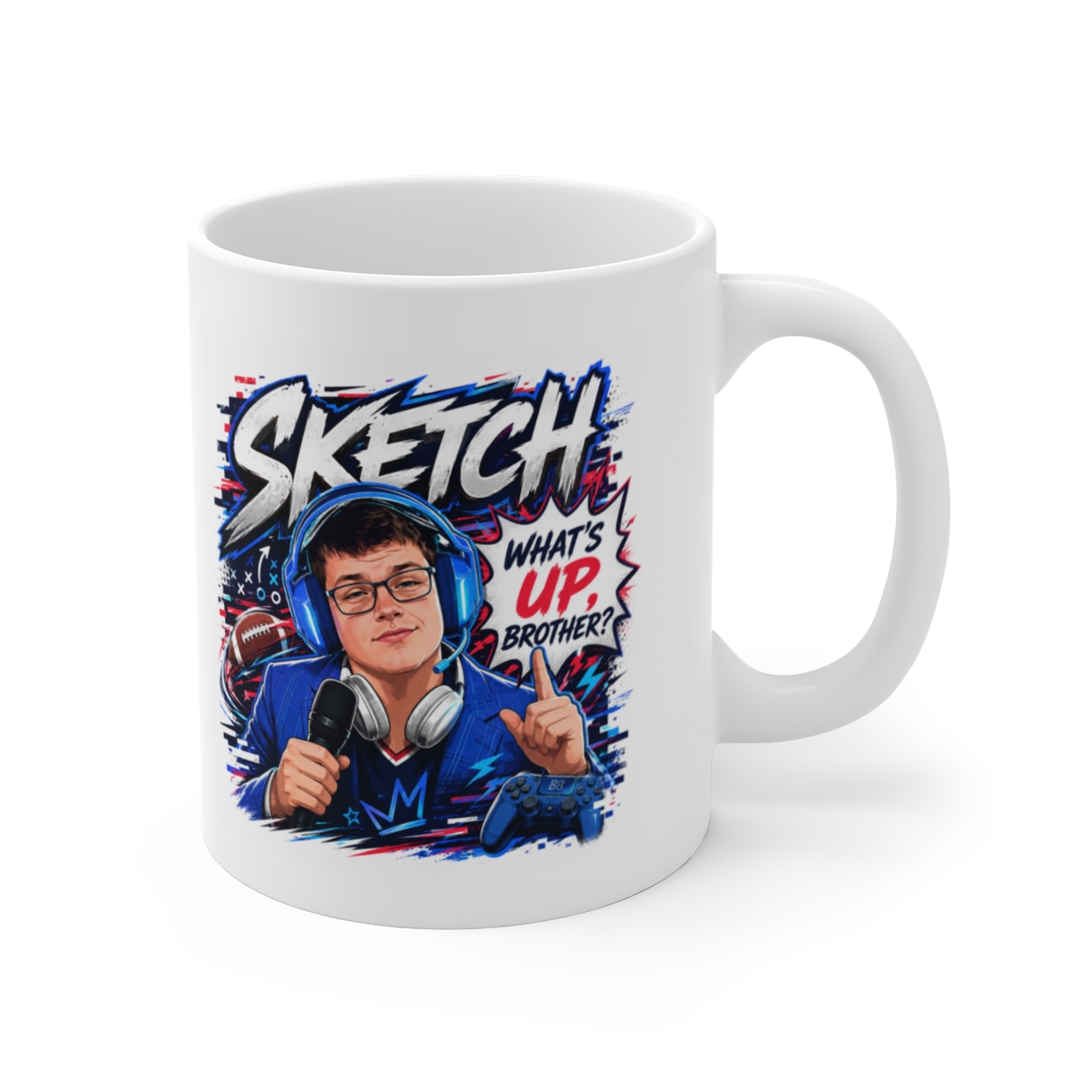 Sketch White Mug #5 - Official mugs merchandise